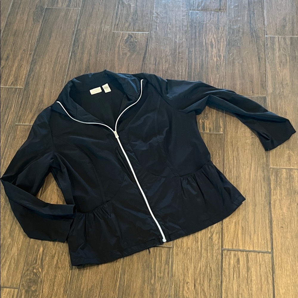 Women's Chico’s Black windbreaker Jacket